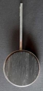 Silver pendant with wooden plate - Denmark